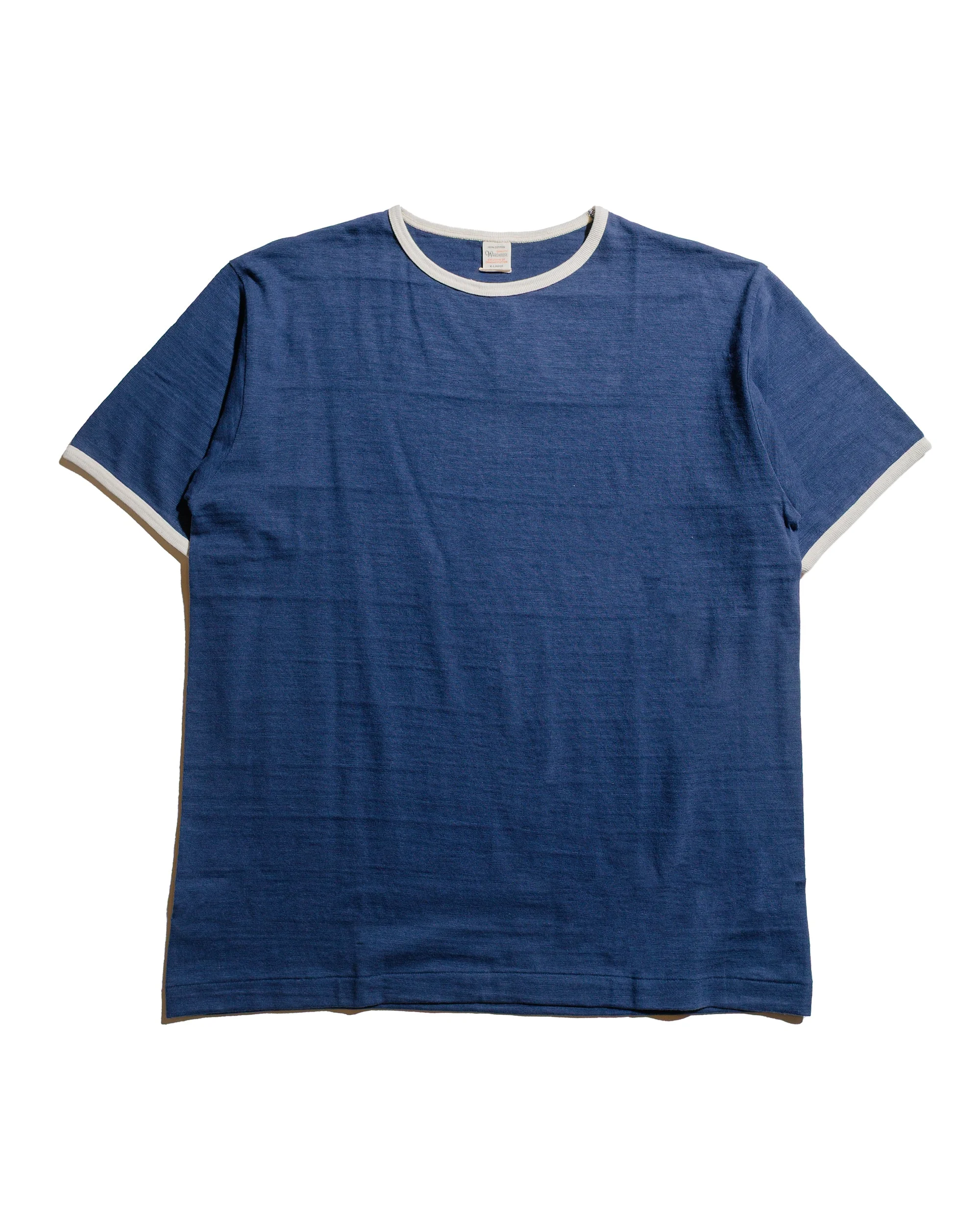 Lot. 4059 Ringer T Plain Navy/Cream - 1