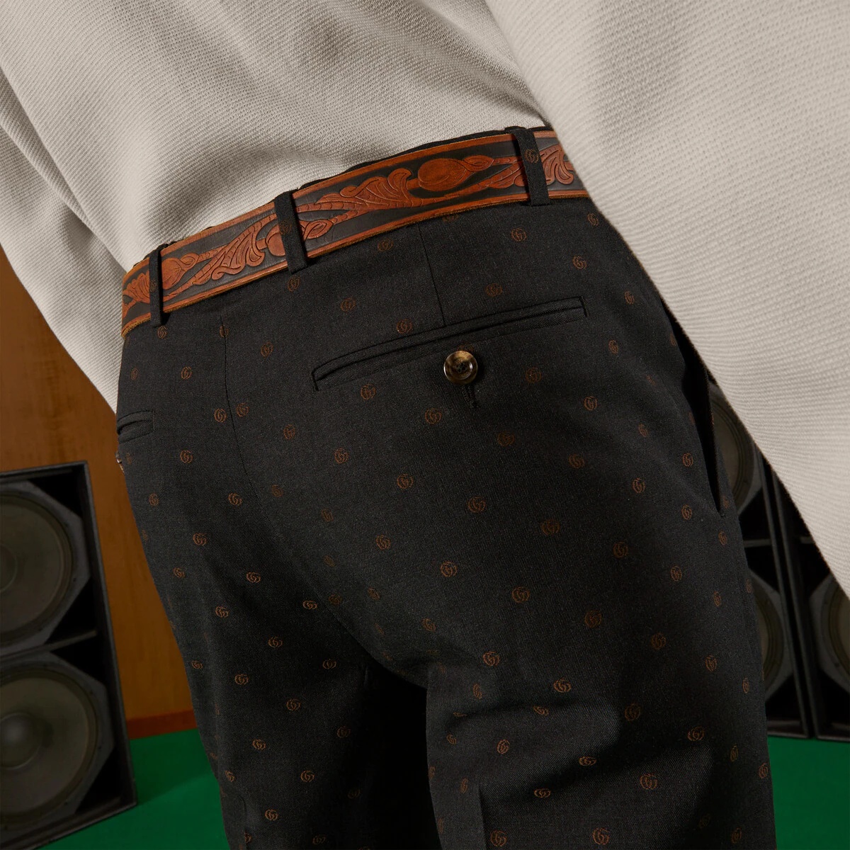 Double G wool formal suit - 5