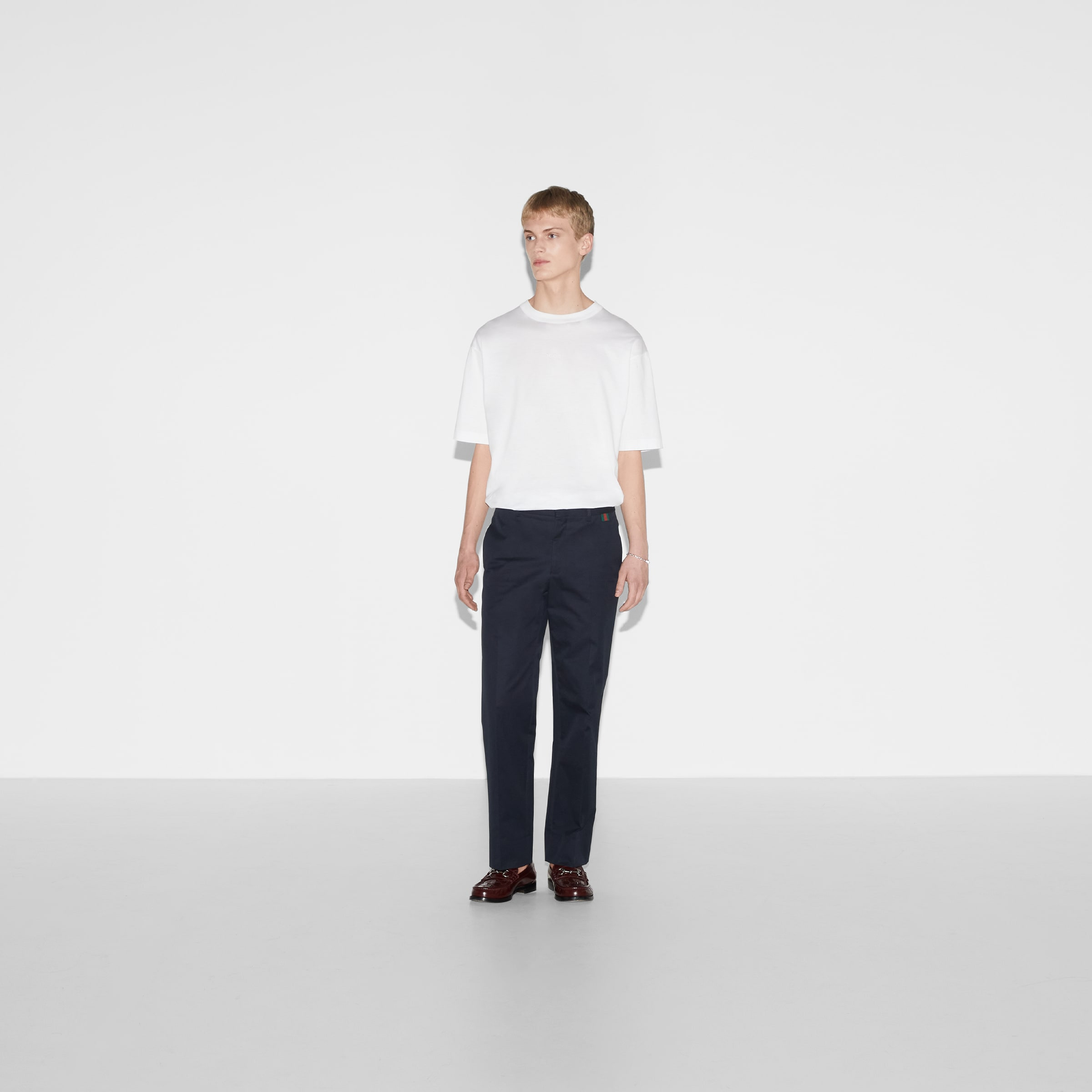 Double cotton twill pant with Web - 2