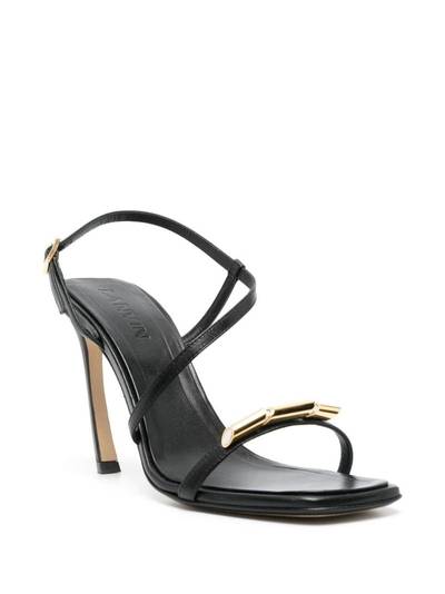 Lanvin Swing 95 leather sandals outlook