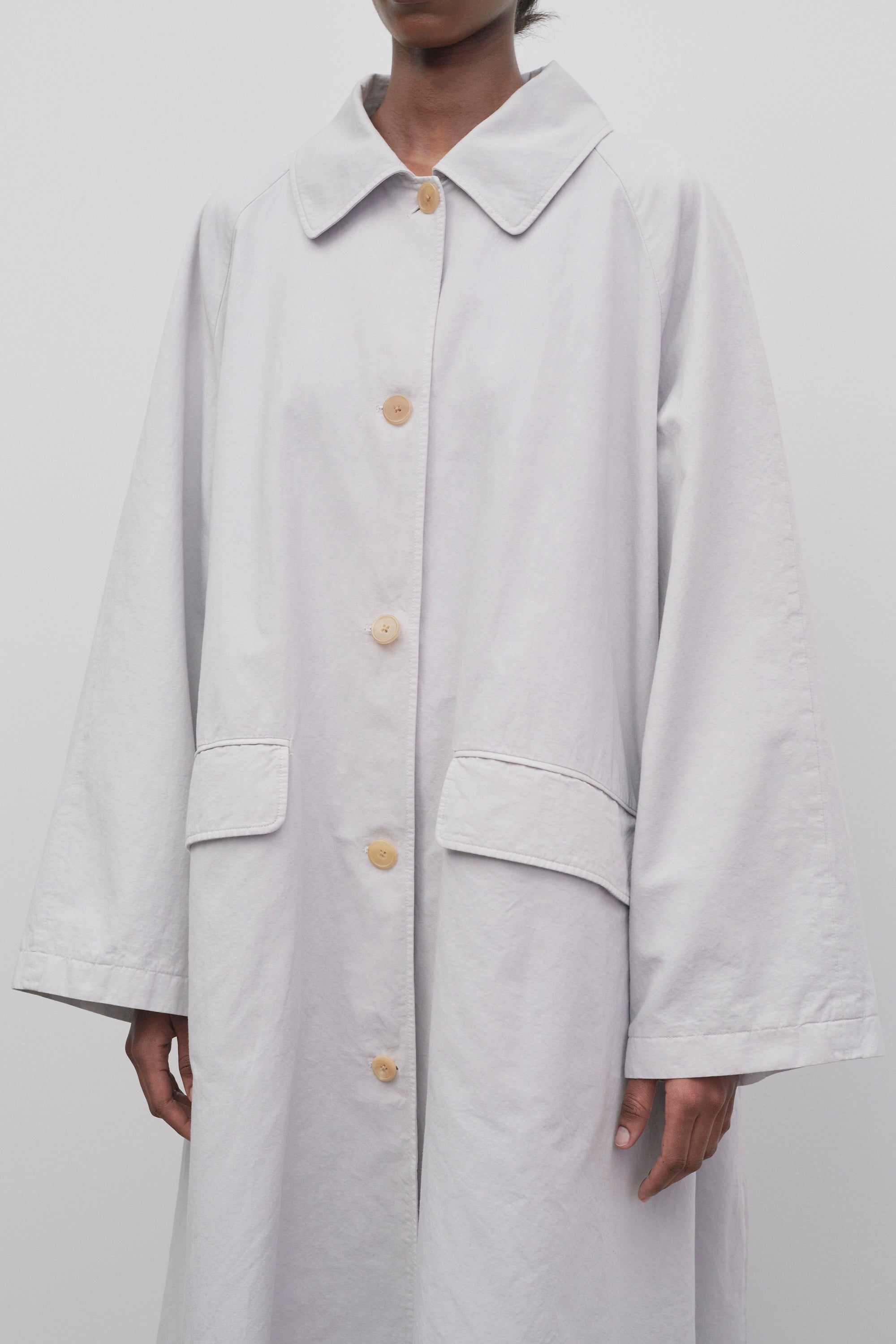 【関税込み】The Row グレー Garth トレンチコート The Row Men's' Garth Coat in Grey | LN-CC®