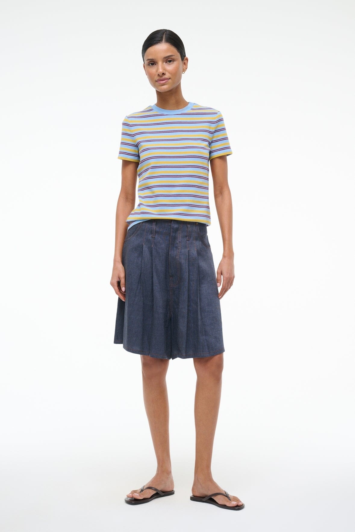 STAUD KNIGHT SHORT CHAMBRAY - 3