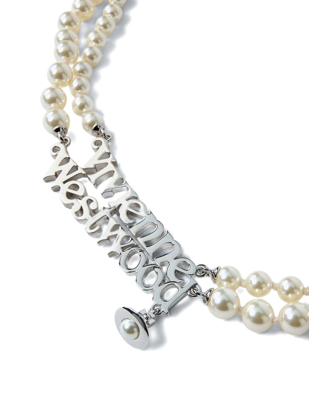 double-pearl orb necklace - 2