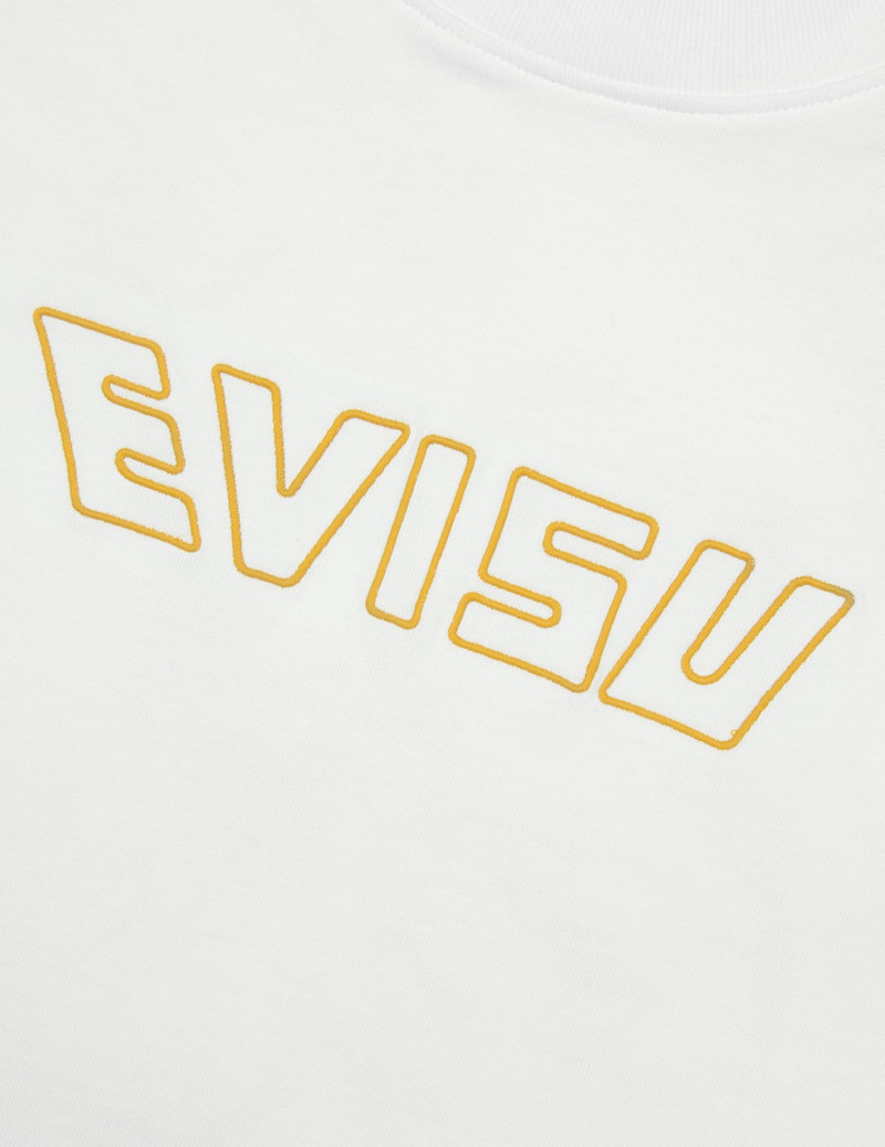 LOGO EMBROIDERY AND "SOARING SEAGULL AND DANCING CARP" PRINT RELAX FIT T-SHIRT 8