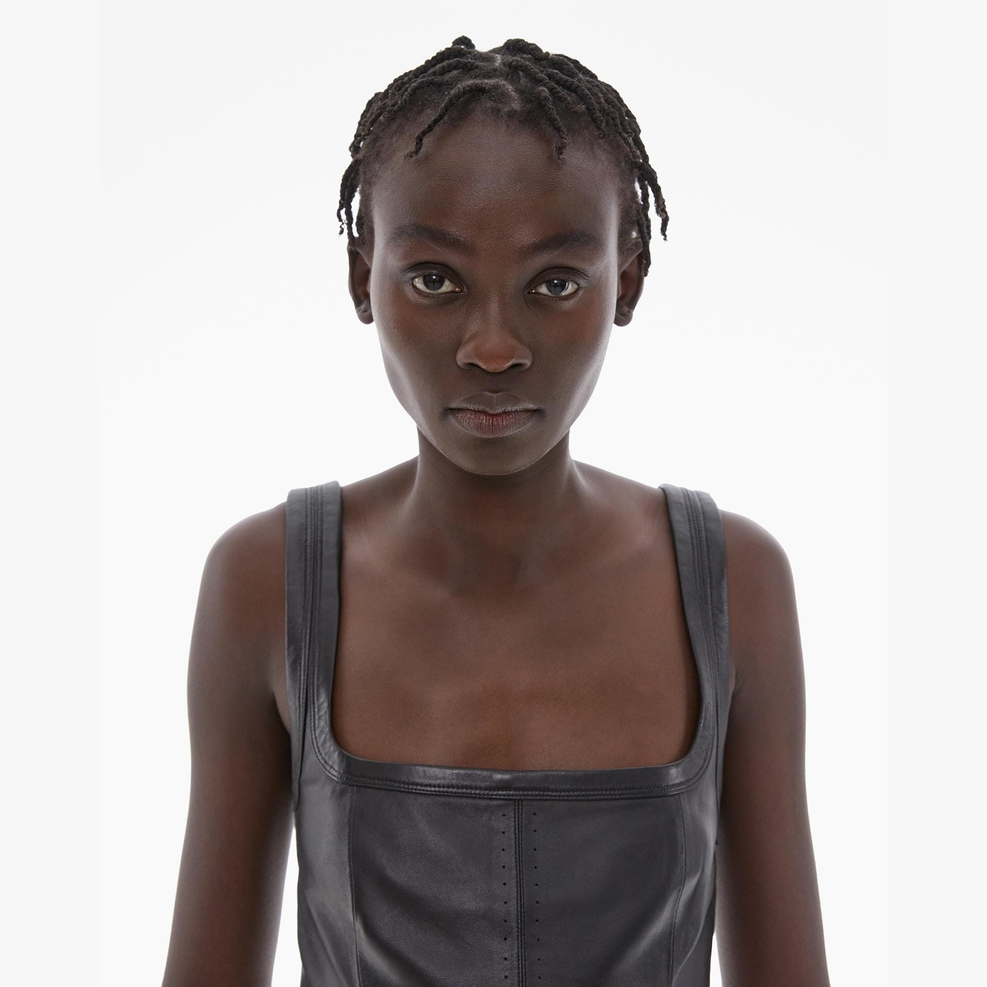 LEATHER TANK TOP - 7