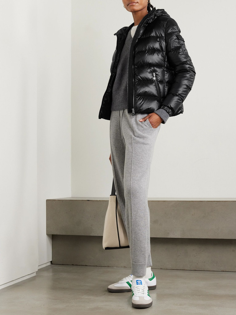Moncler Gles hooded quilted shell down jacket Black outlook