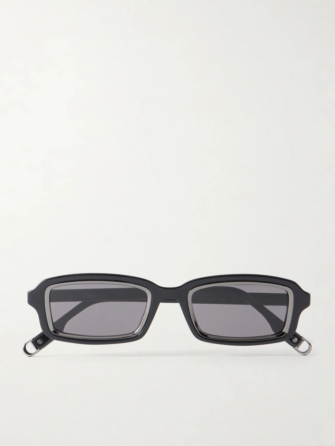 DiorSymbol S2I Rectangular-Frame Acetate Sunglasses - 1