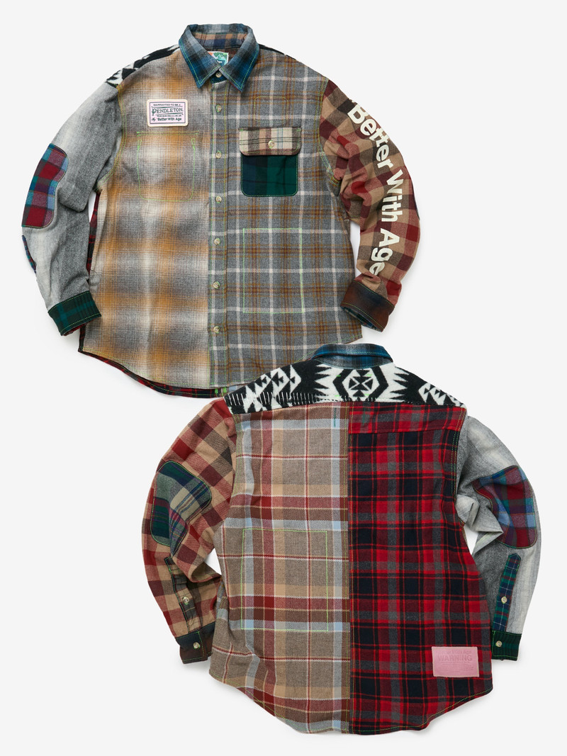 WHITNEY REVERSIBLE FLANNEL OVERSHIRT (MULTI) 1