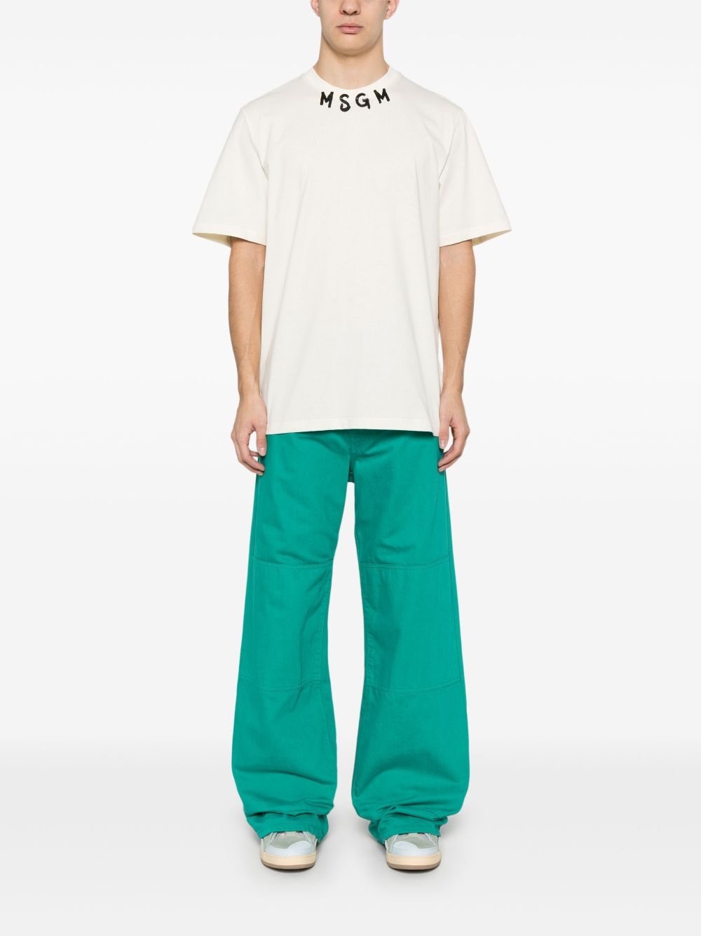 logo-print T-shirt - 2
