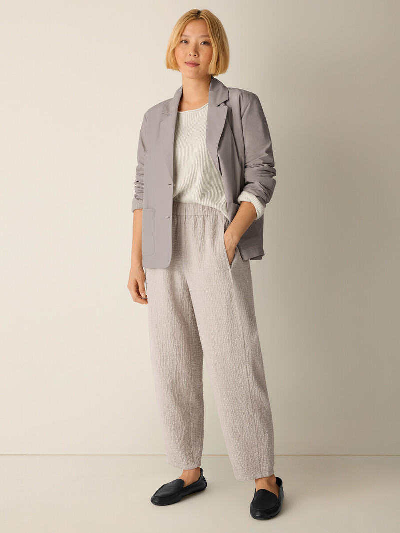 Organic Cotton Doubleweave Lantern Pant 7