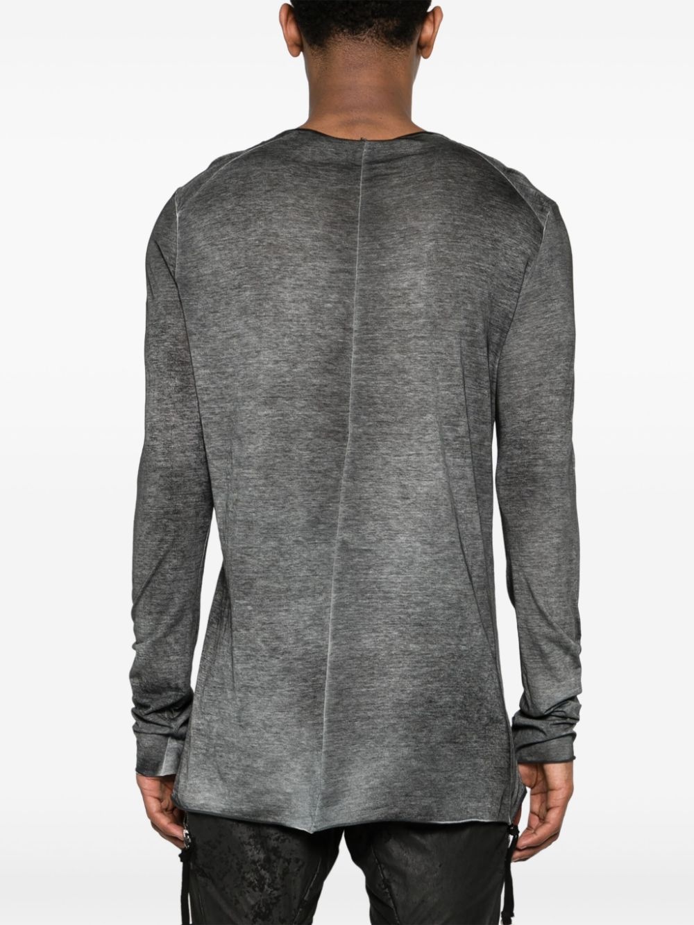 round-neck mÃ©lange jumper - 4