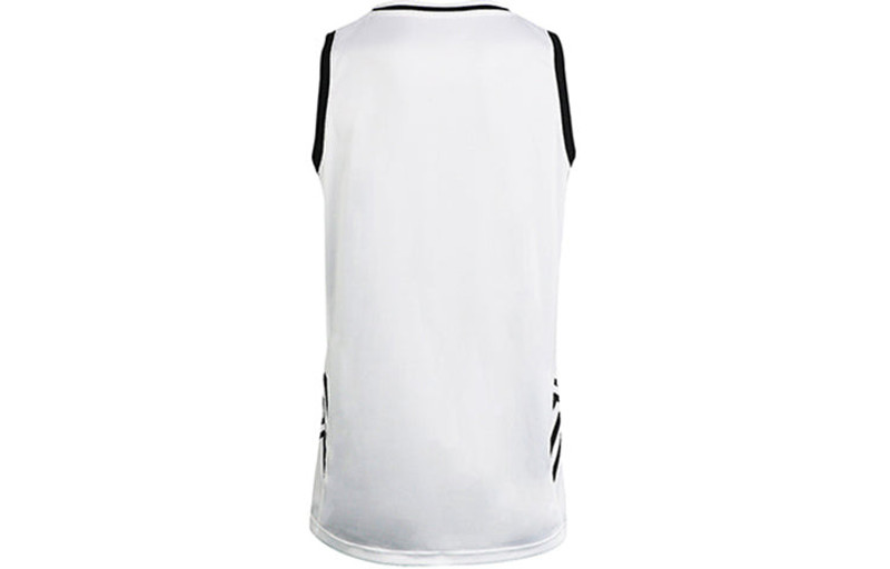 Under Armour Armour 로고 농구 저지 '화이트 블랙' 21500104-100 outlook