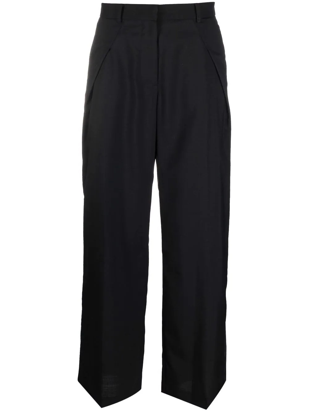 wide-leg chino trousers - 1