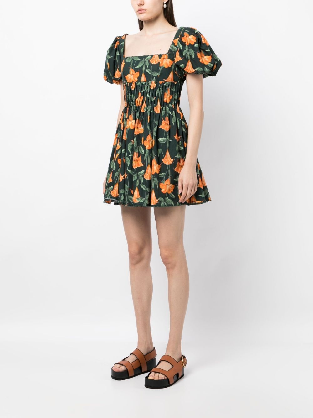 Caramelo Sabanero Nocturo floral-print cotton dress - 3