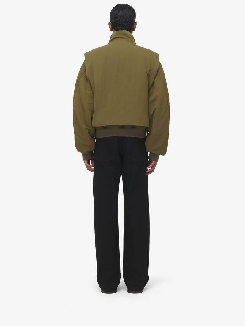 Double Layer Bomber Jacket - 3