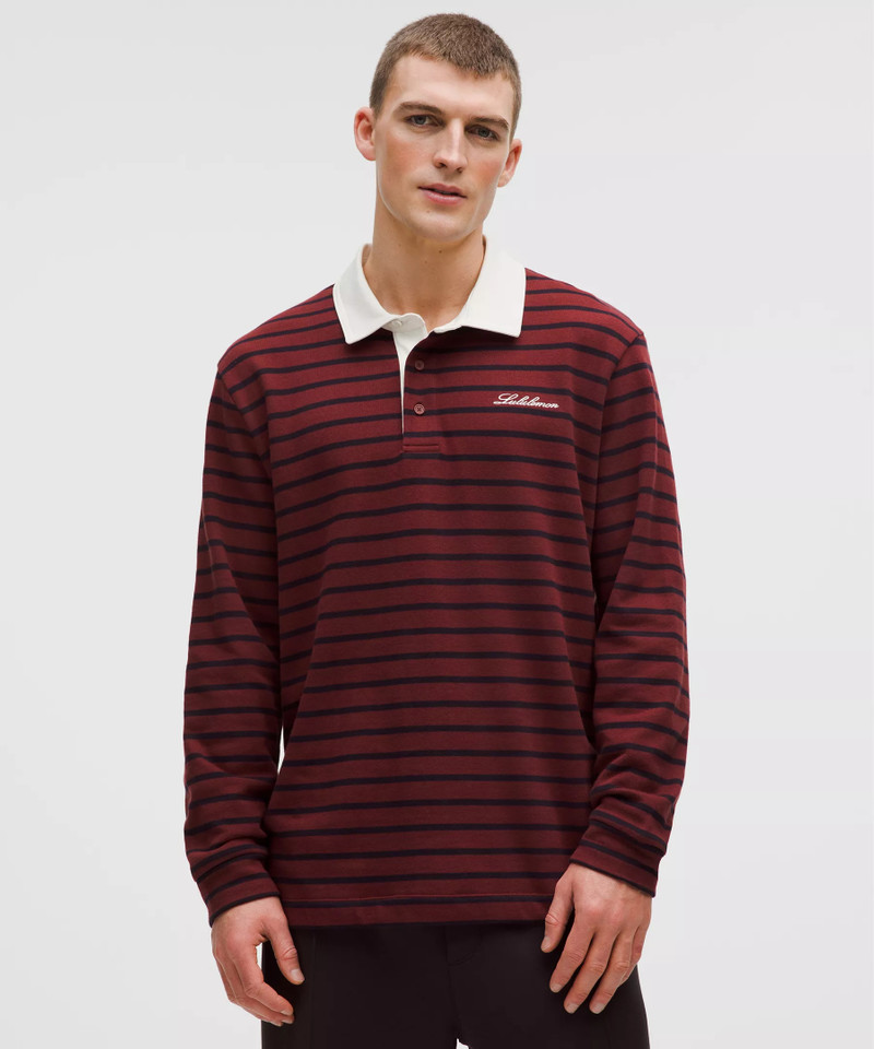 Long-Sleeve Rugby Shirt *Embroidery 1