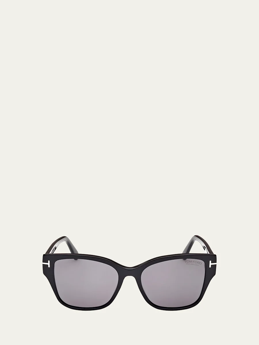 Elsa Polarized Acetate Butterfly Sunglasses - 1