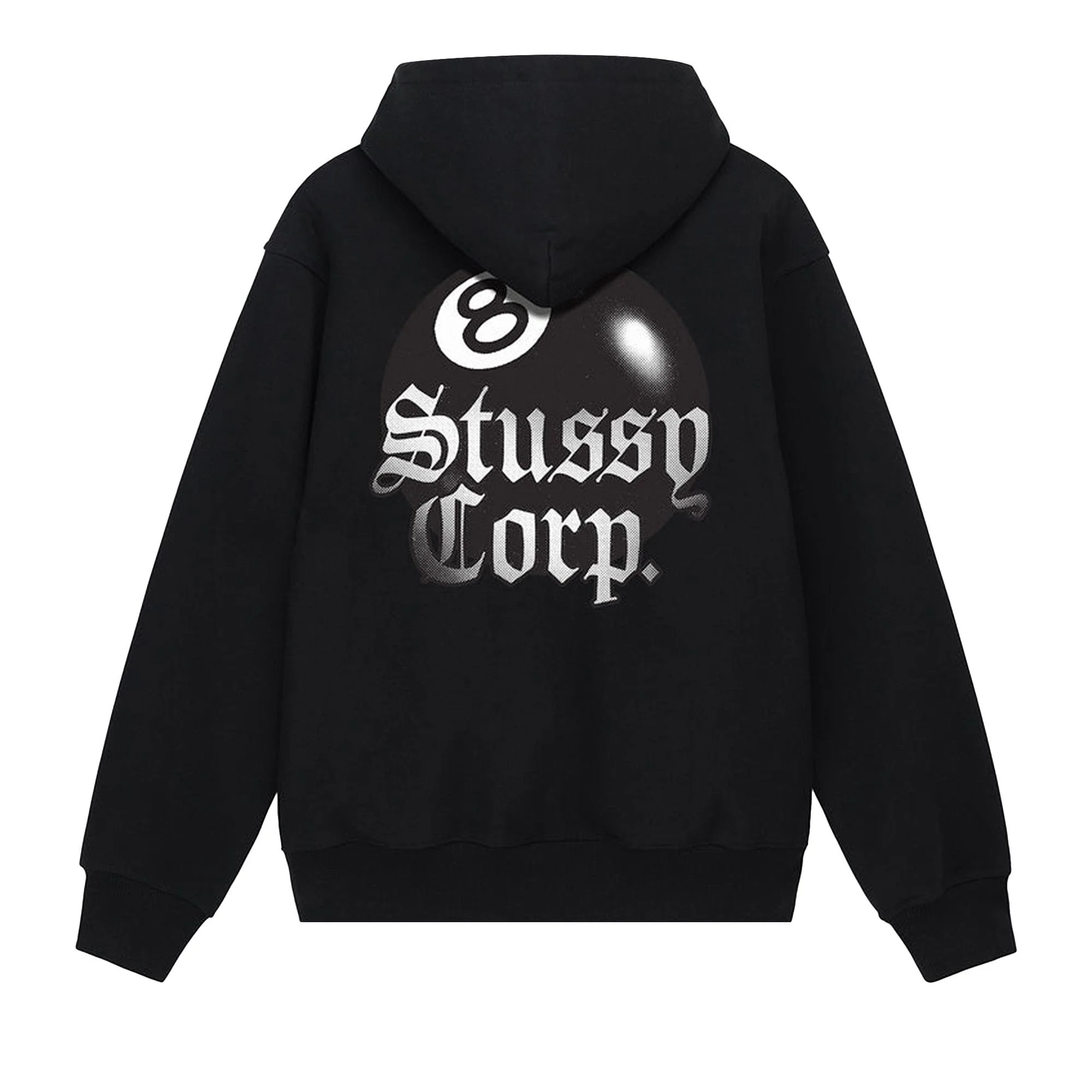 Stüssy Stussy 8 Ball Corp. Hoodie 'Black' - 1924868 BLAC | REVERSIBLE