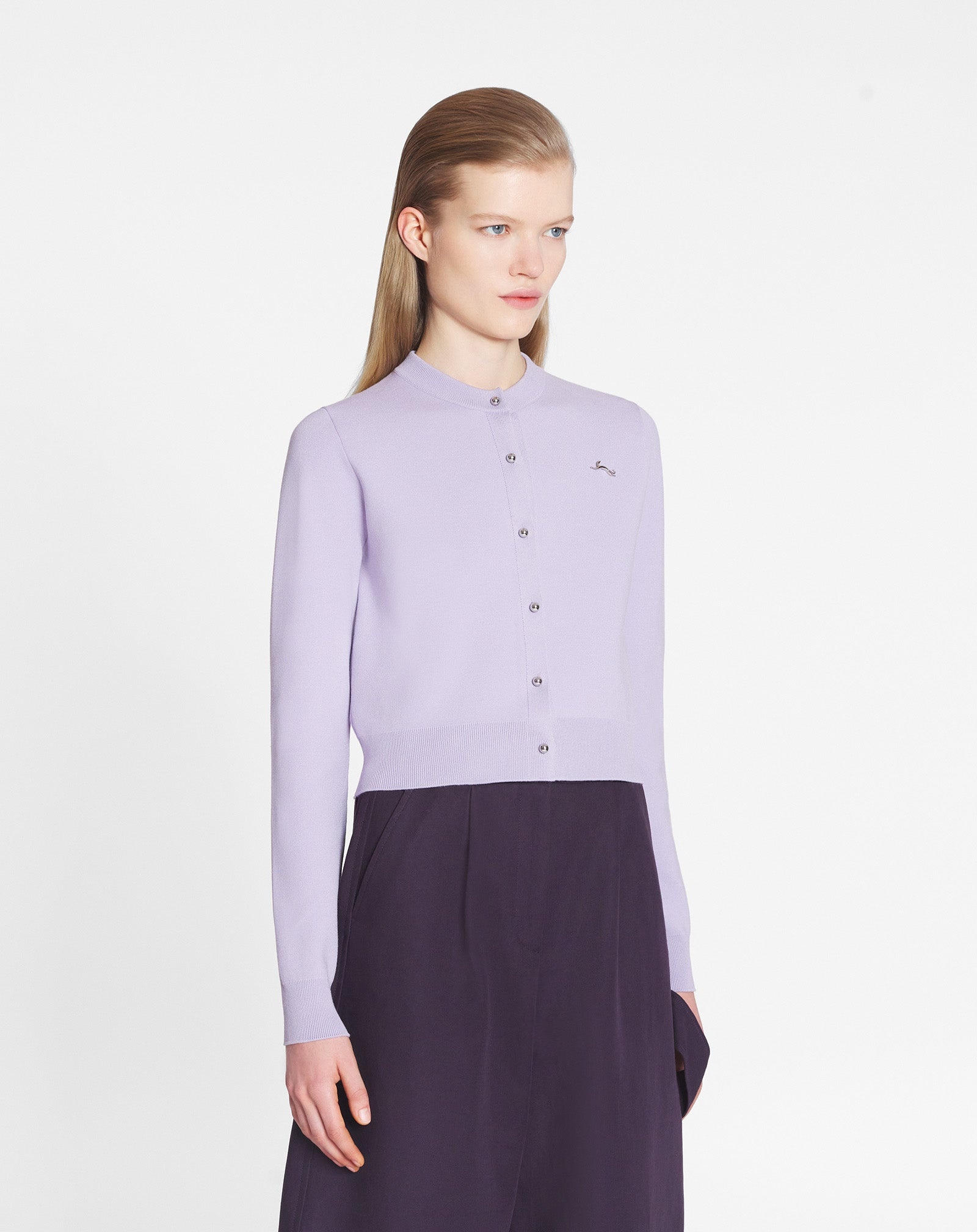 ROUND NECK CARDIGAN - 3