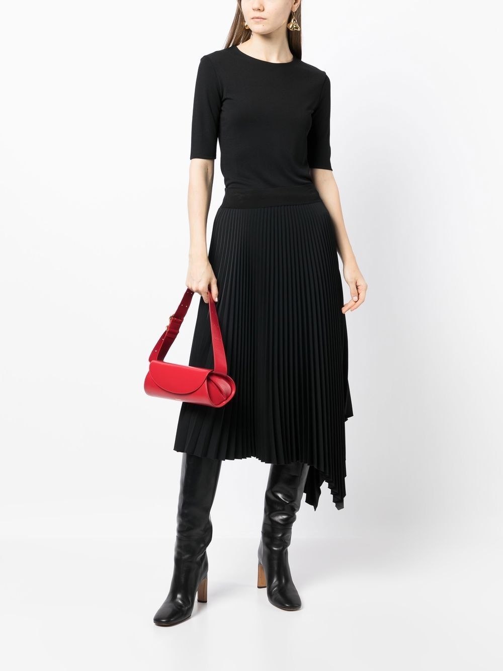 round neck short-sleeved T-shirt - 2