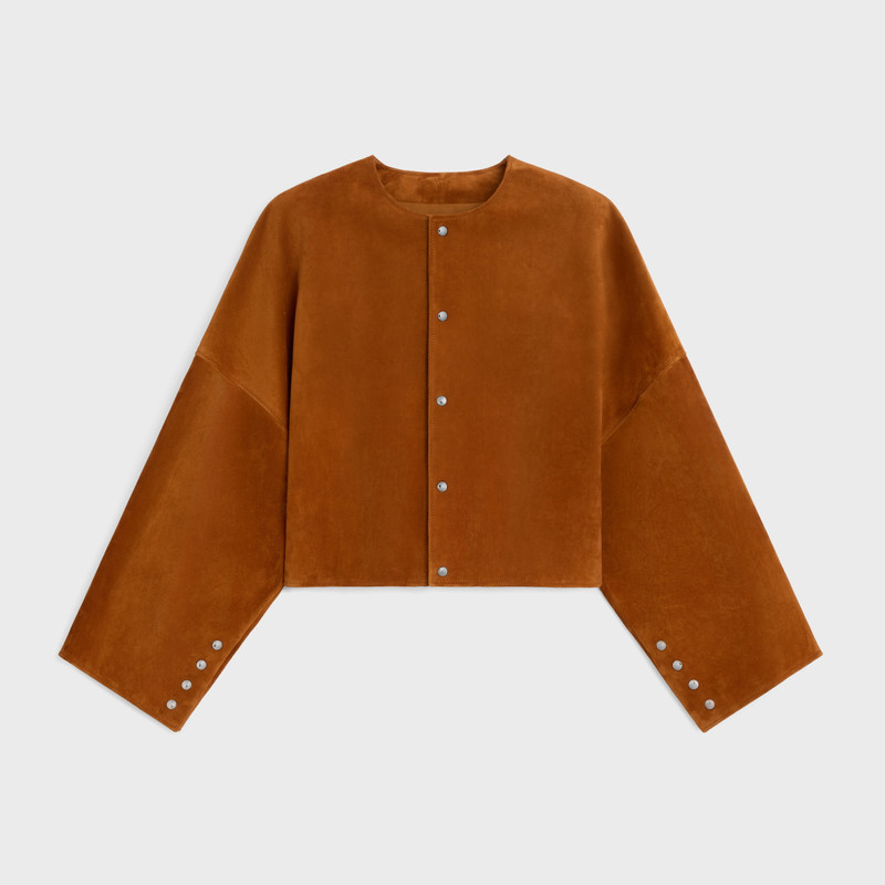 cardigan jacket IN SUEDE 1