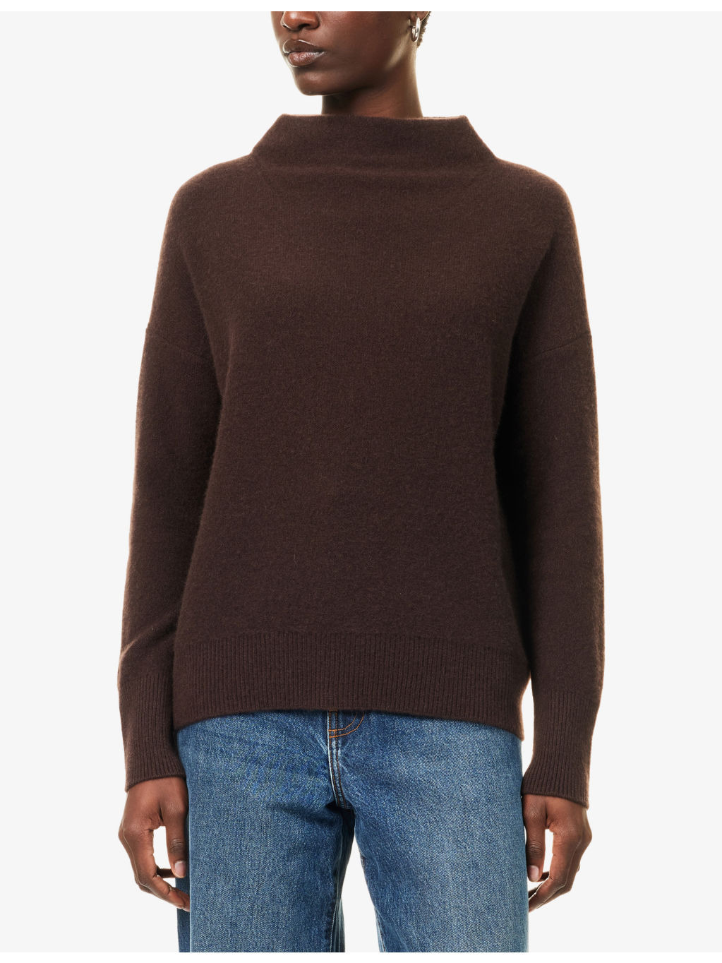 Relaxed-Fit Funnel-Neck Cashmere Jumper - 3