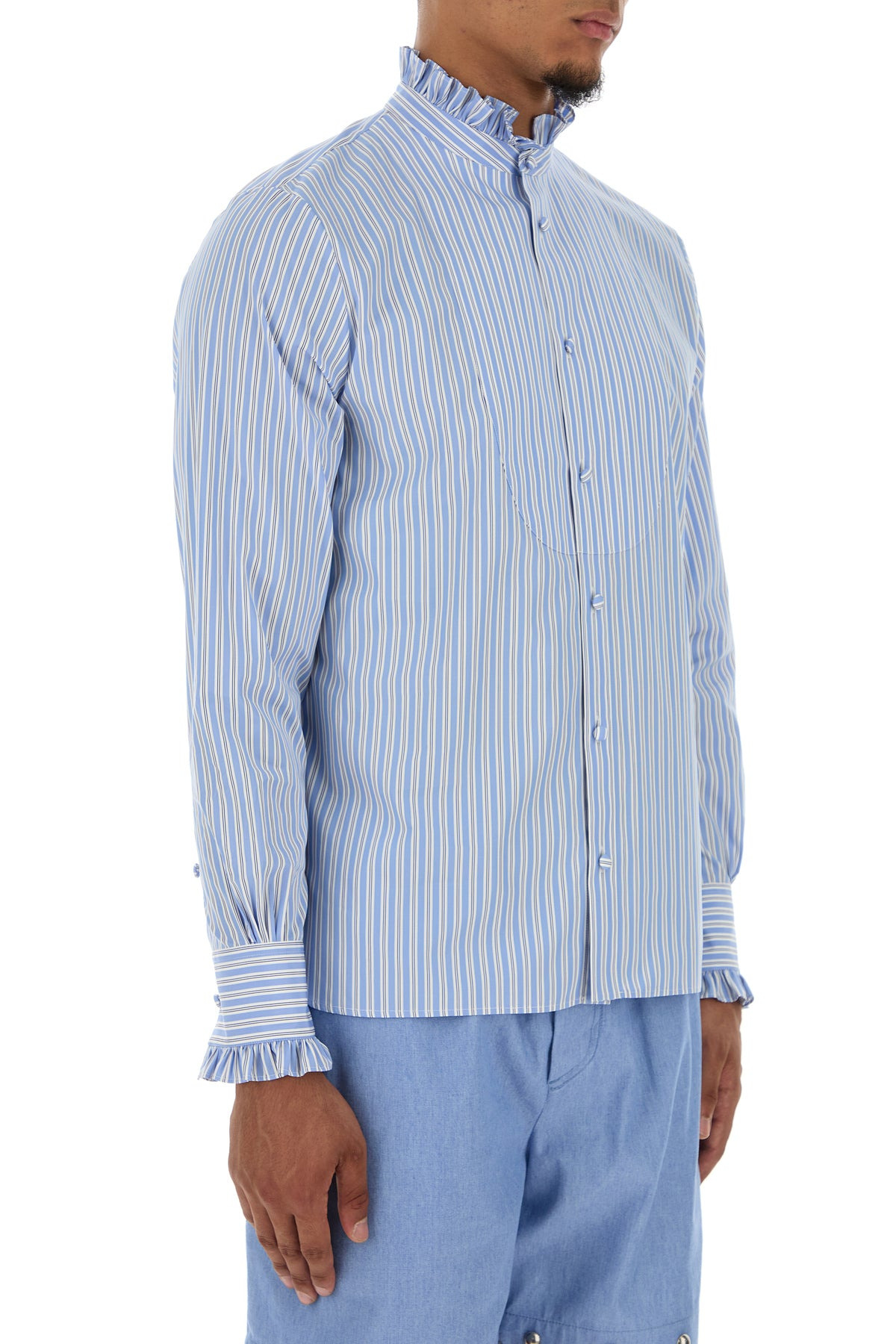 Embroidered poplin shirt - 3