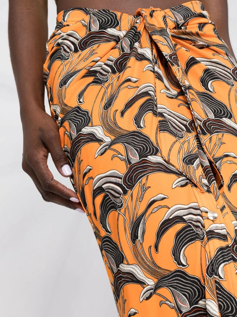 printed ruched skirt - 3