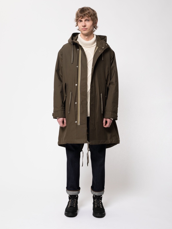 Kajjan Waxed Parka Olive - 2