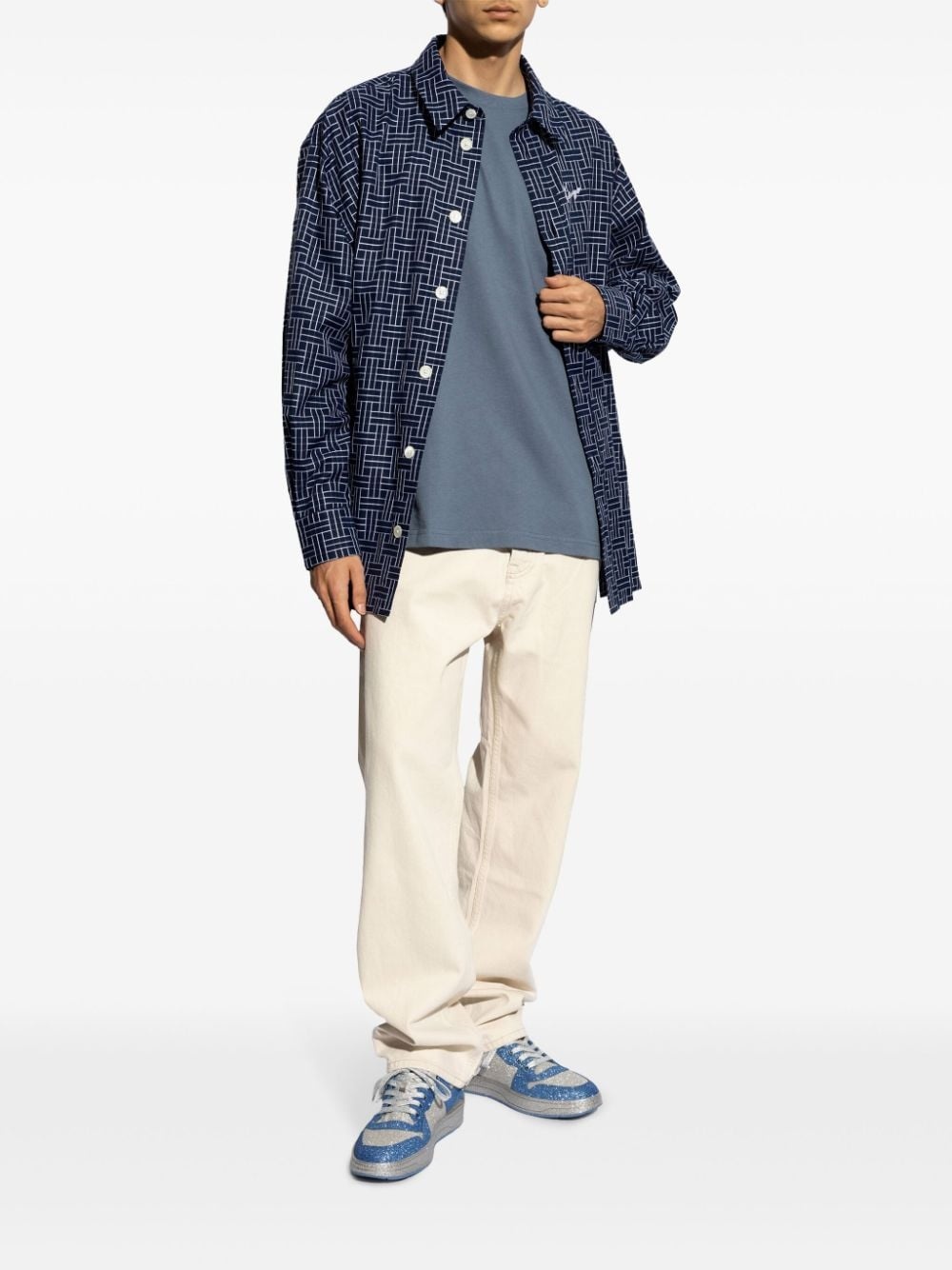 logo-print shirt - 2