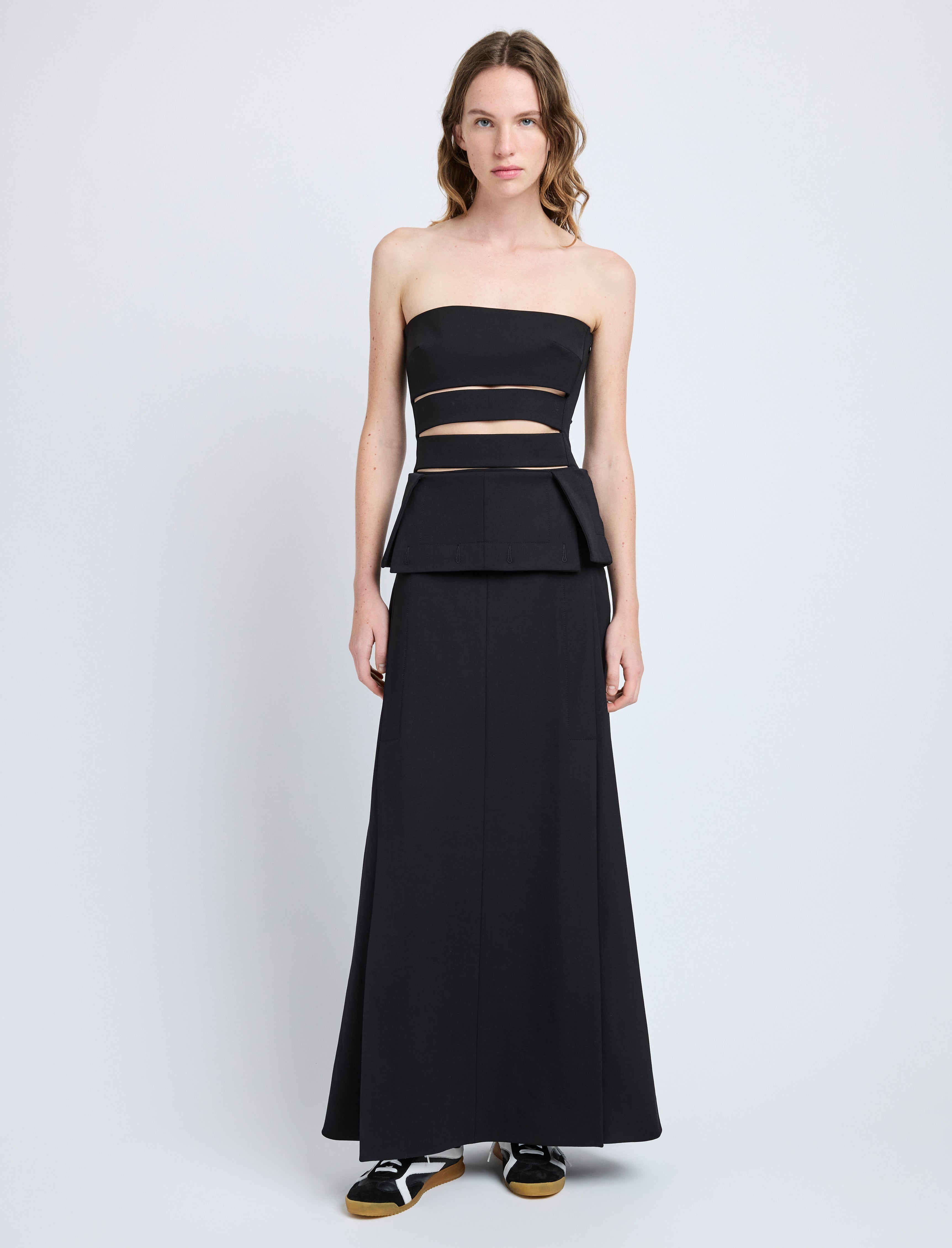 Kit Dress in Wool Gabardine - 2