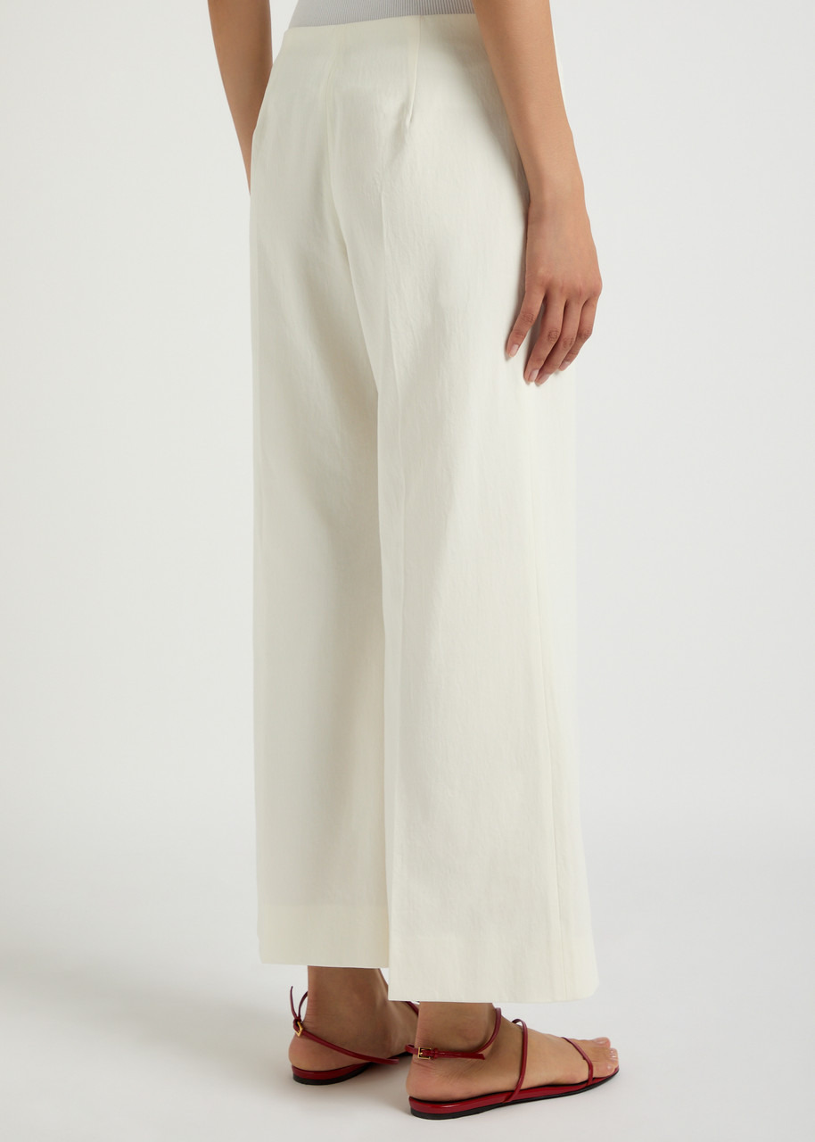 Khaite Walter Flared-leg Cotton Trousers - 3