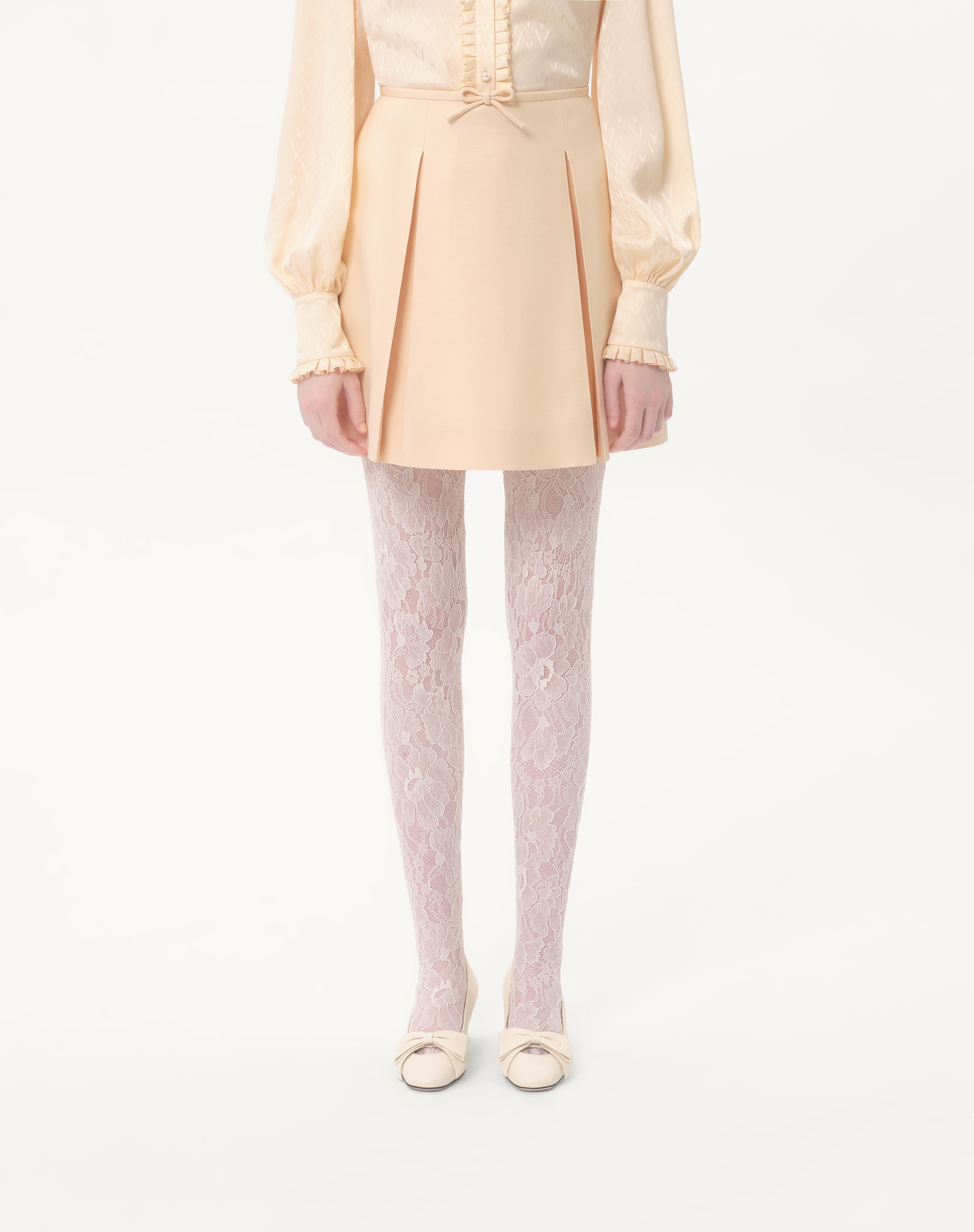 CREPE COUTURE SHORT SKIRT - 4