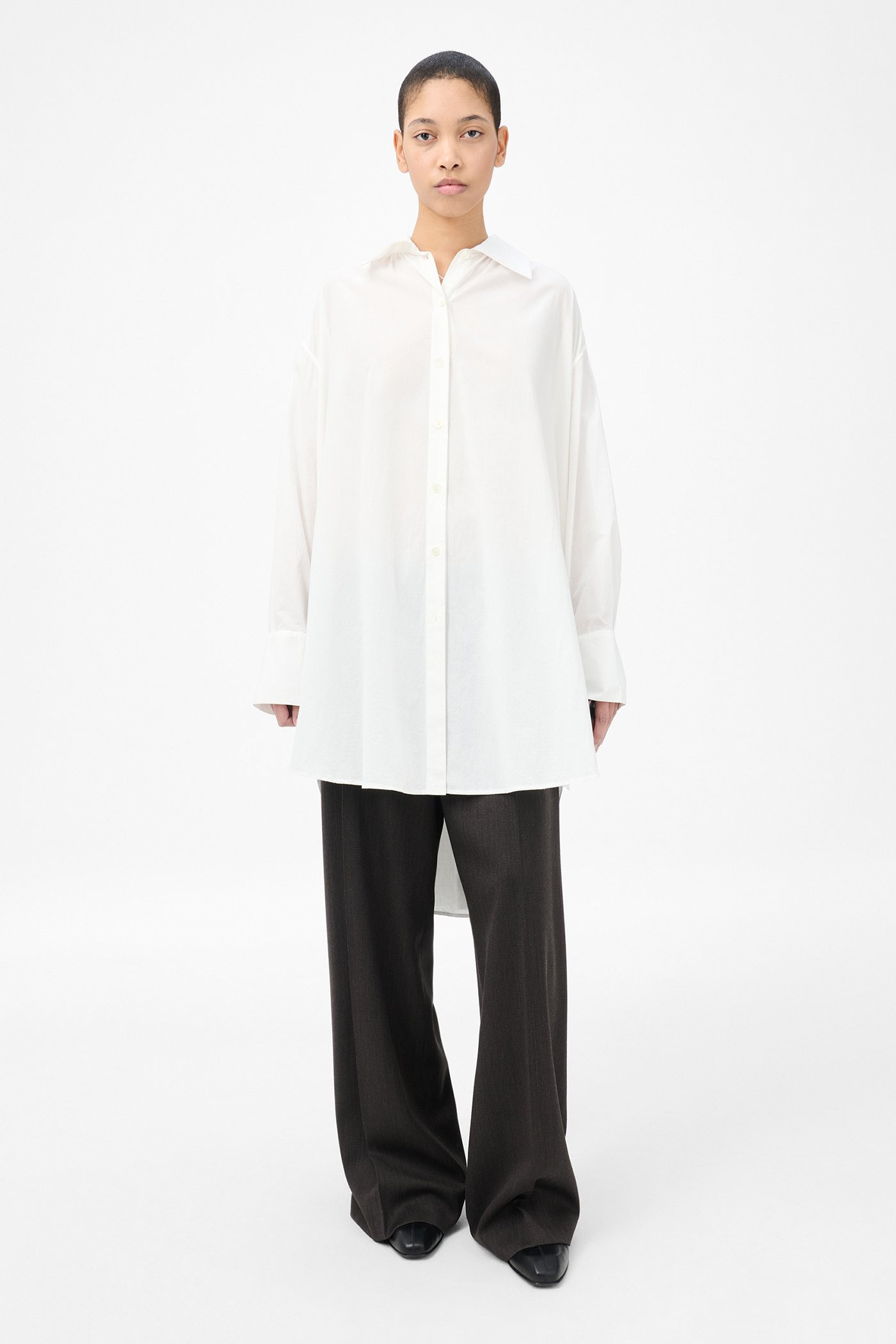 Gale Dress White Voile - 2