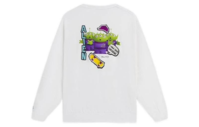 Li-Ning Li-Ning x Disney Toy Story Graphic Sweatshirt 'White' AWDS971-2 outlook