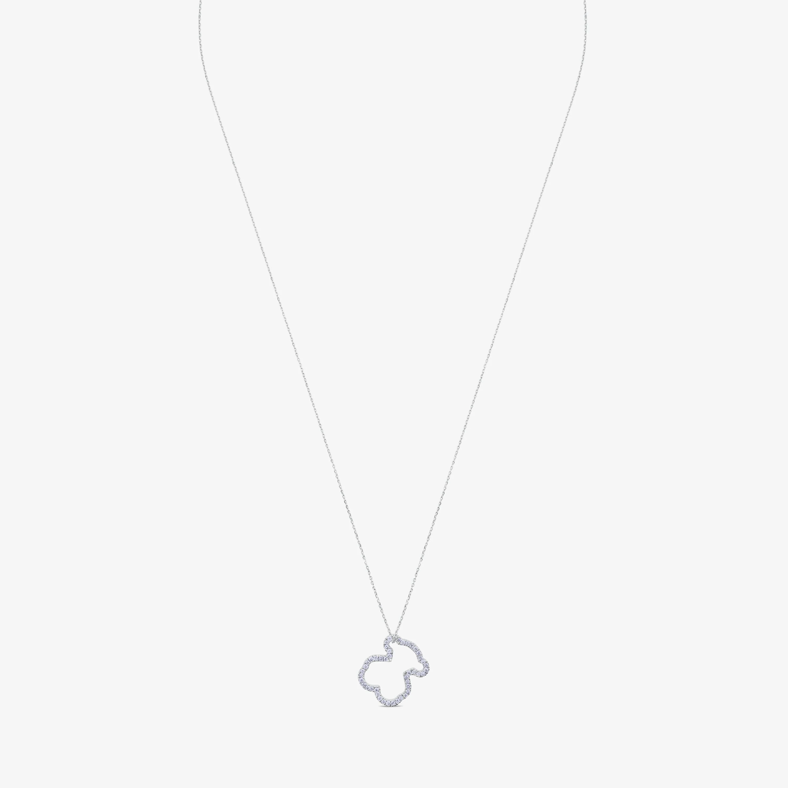 18K white gold TOUS Icon Gems Necklace with Diamonds 1,6cm. Bear motif - 1