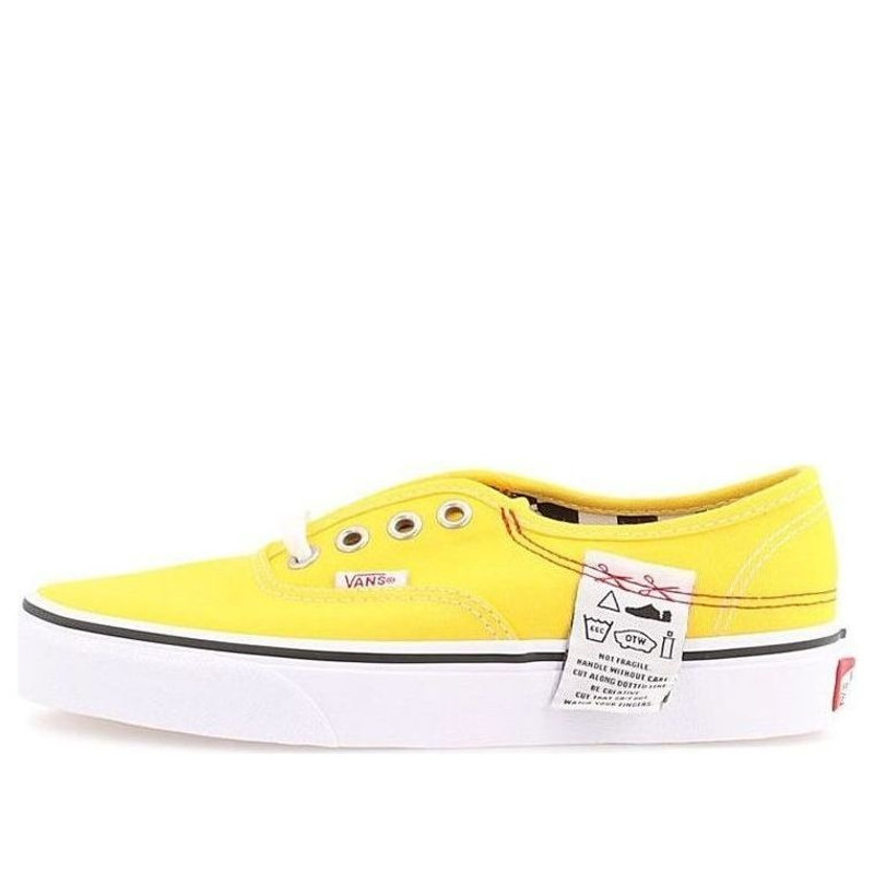 Vans DIY Authentic HC Skate Sneakers Low Shoes Yellow VN0A4UUC1AE - 1