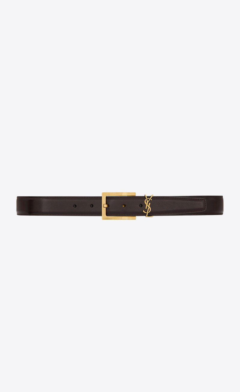 cassandre belt in shiny leather - 1