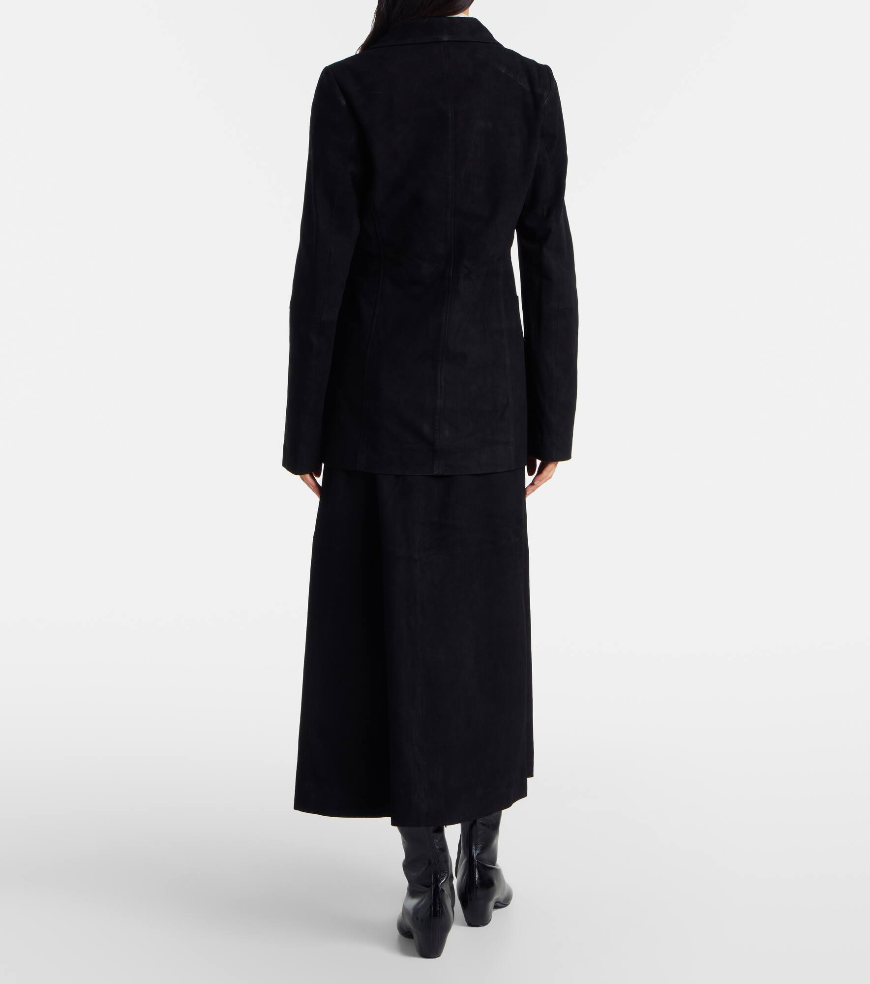 Suede blazer - 3