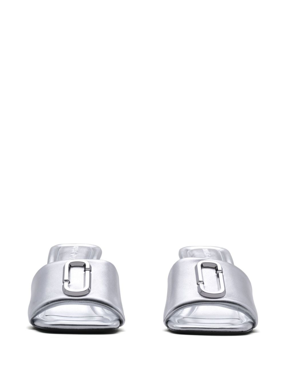 The Metallic J leather mules - 3