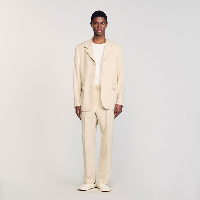 Sandro OVERSIZED WOOL SUIT JACKET outlook