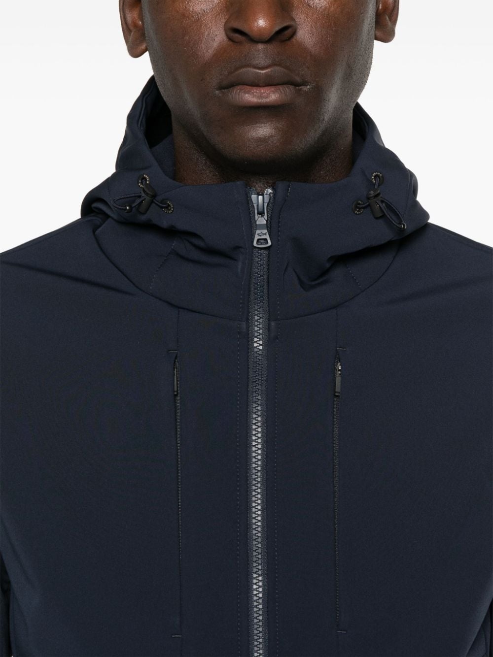hooded shell jacket - 5