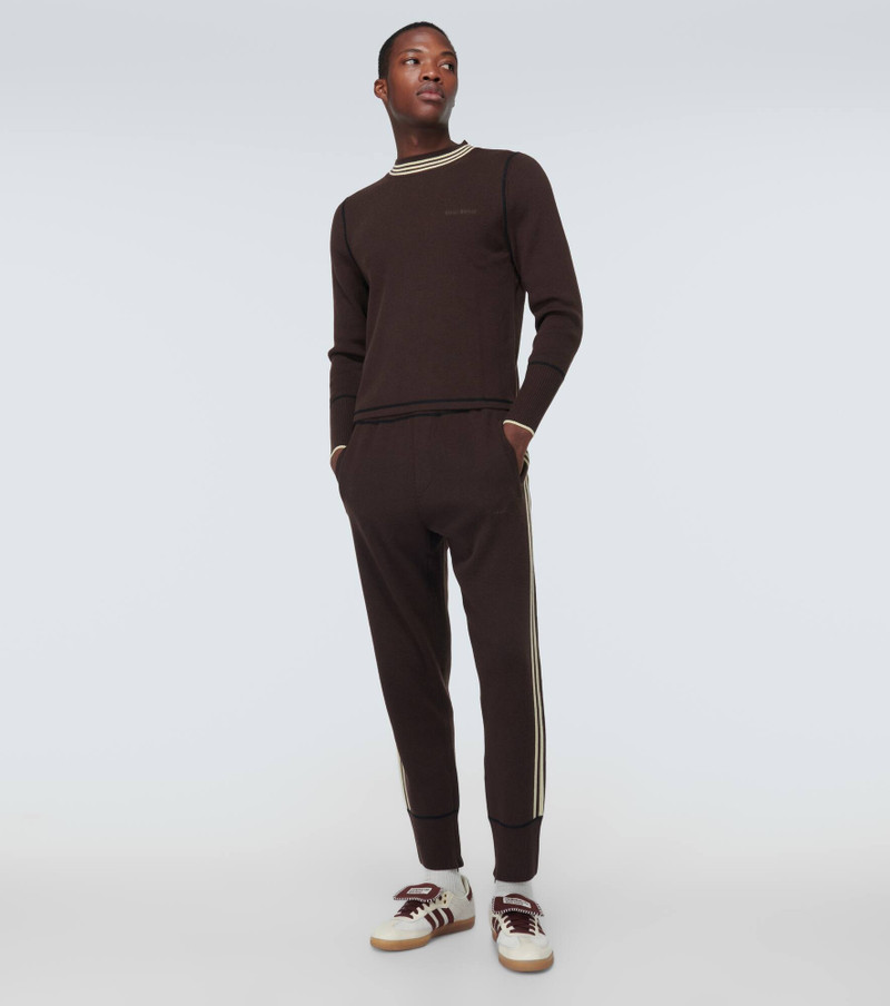 adidas x Wales Bonner wool-blend sweater outlook