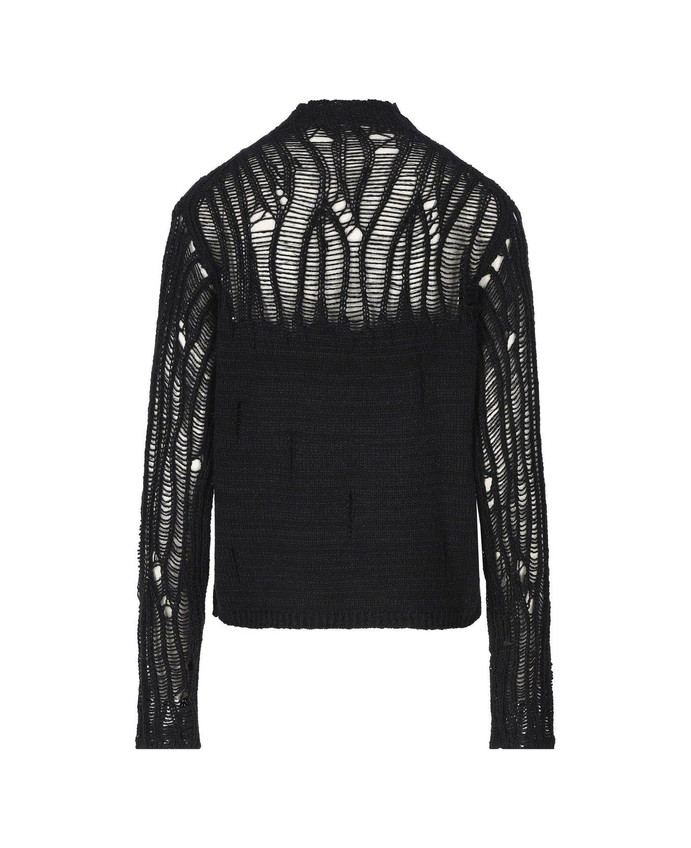Fitted Mock-neck Sweater - 2