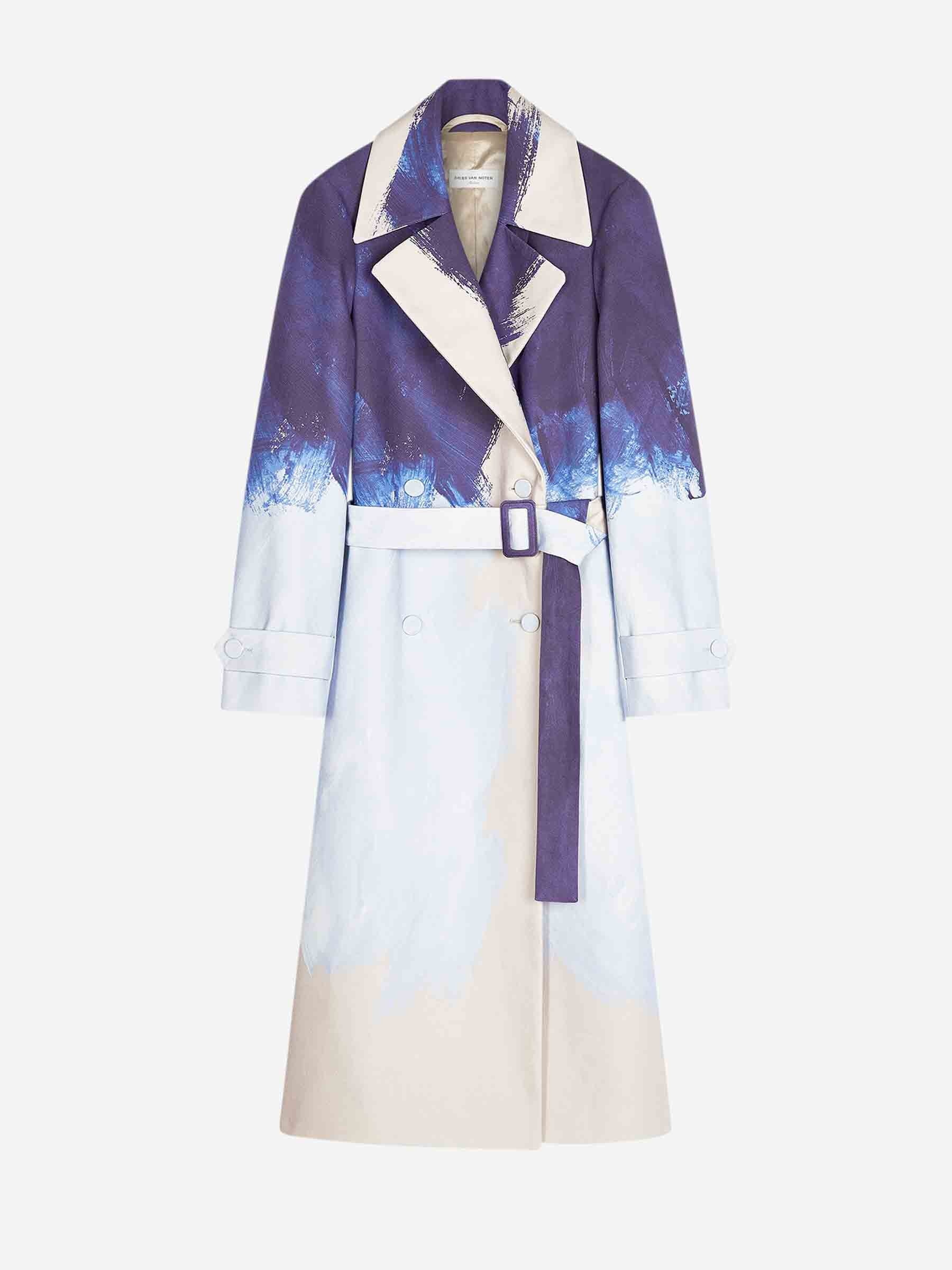 MAC PRINTED TRENCH COAT - 1