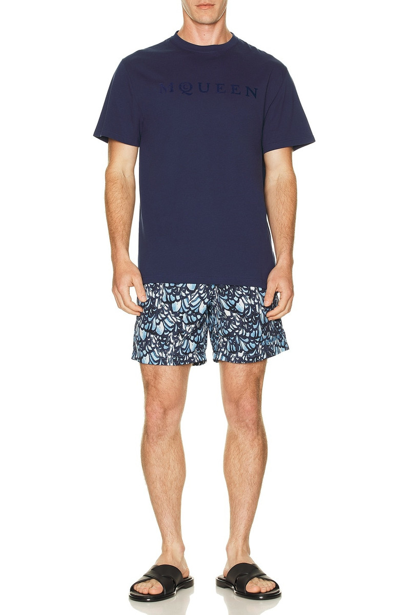 Alexander McQueen Feather Print Swim Short outlook
