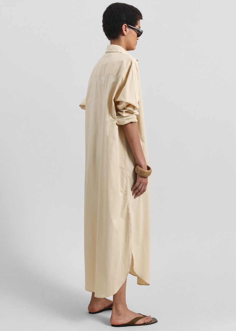 Helena Shirt Dress - Beige 8