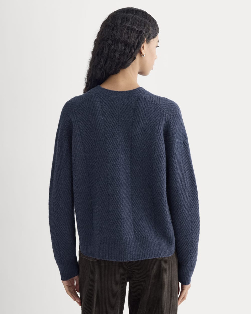 CASHMERE HERRINGBONE SWEATER 9