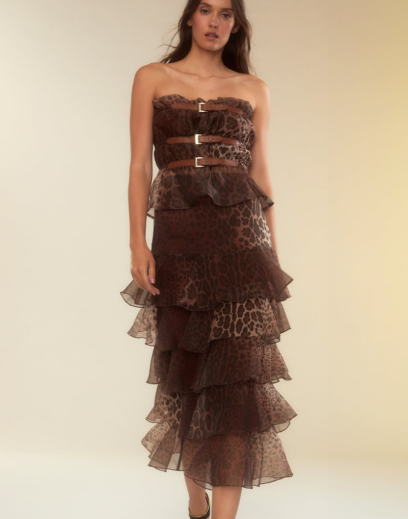 CYNTHIA ROWLEY Prim Silk Organza Skirt outlook