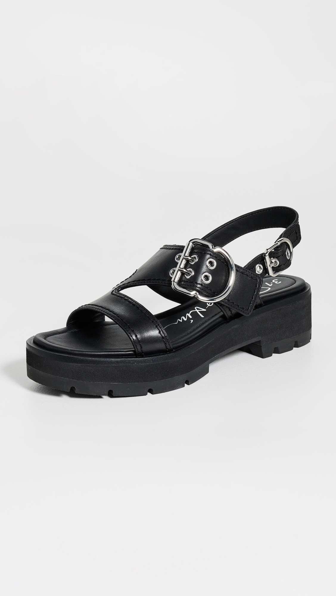 Z-Strap Lug Sole Sandals - 1